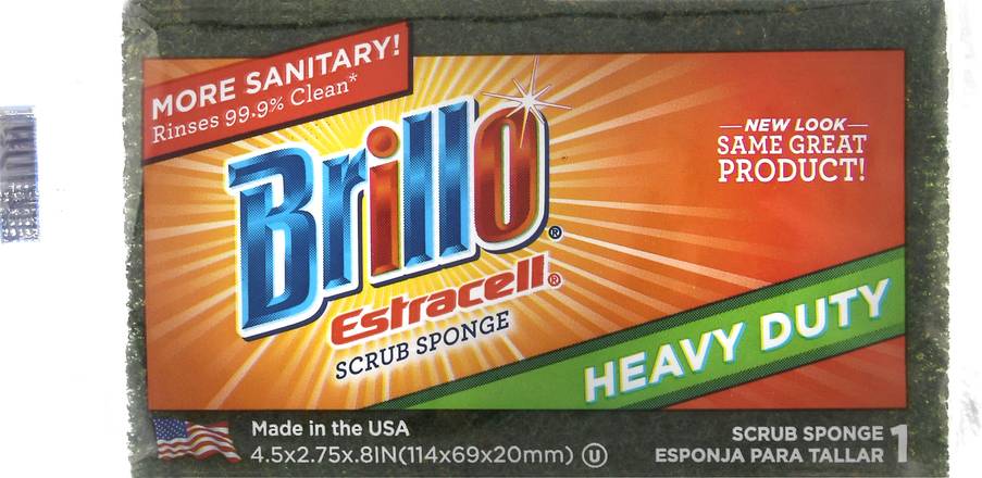 Brillo Estracell HD Scrub Sponge -1ct/12pk