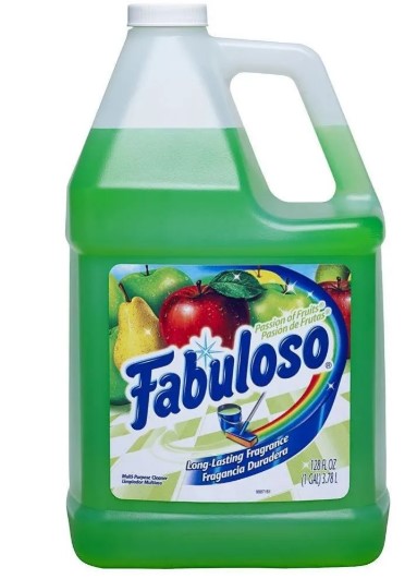 Fabuloso Multi-Purpose Cleaner 2X Concentrated Formula Passion Fruits -128oz/4pk