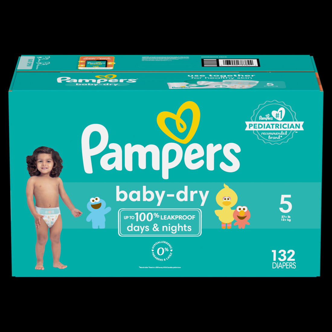 Pampers Baby Dry Diapers Size 5 - 132ct/1pk