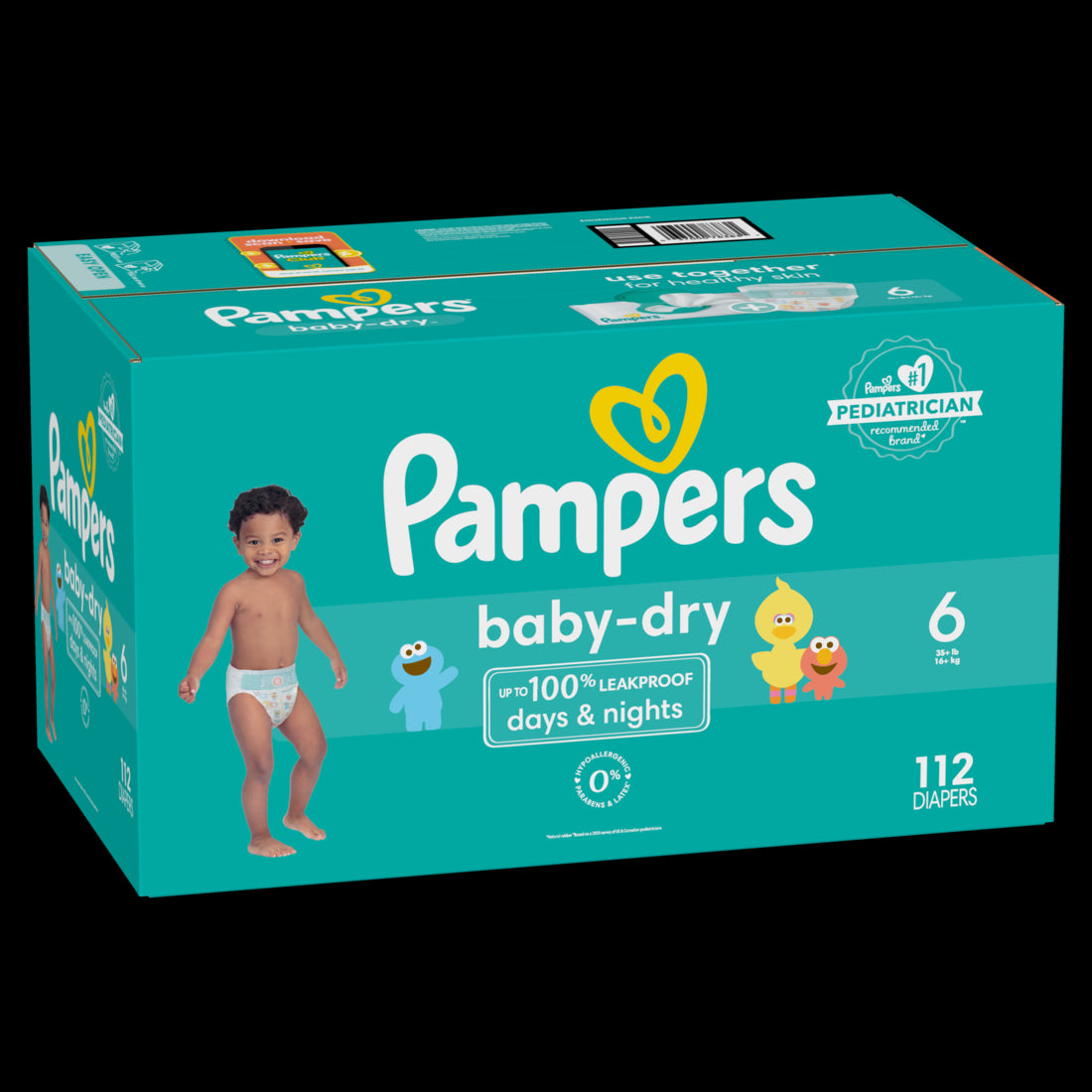 Pampers Baby Dry Diapers Size 6 - 112ct/1pk