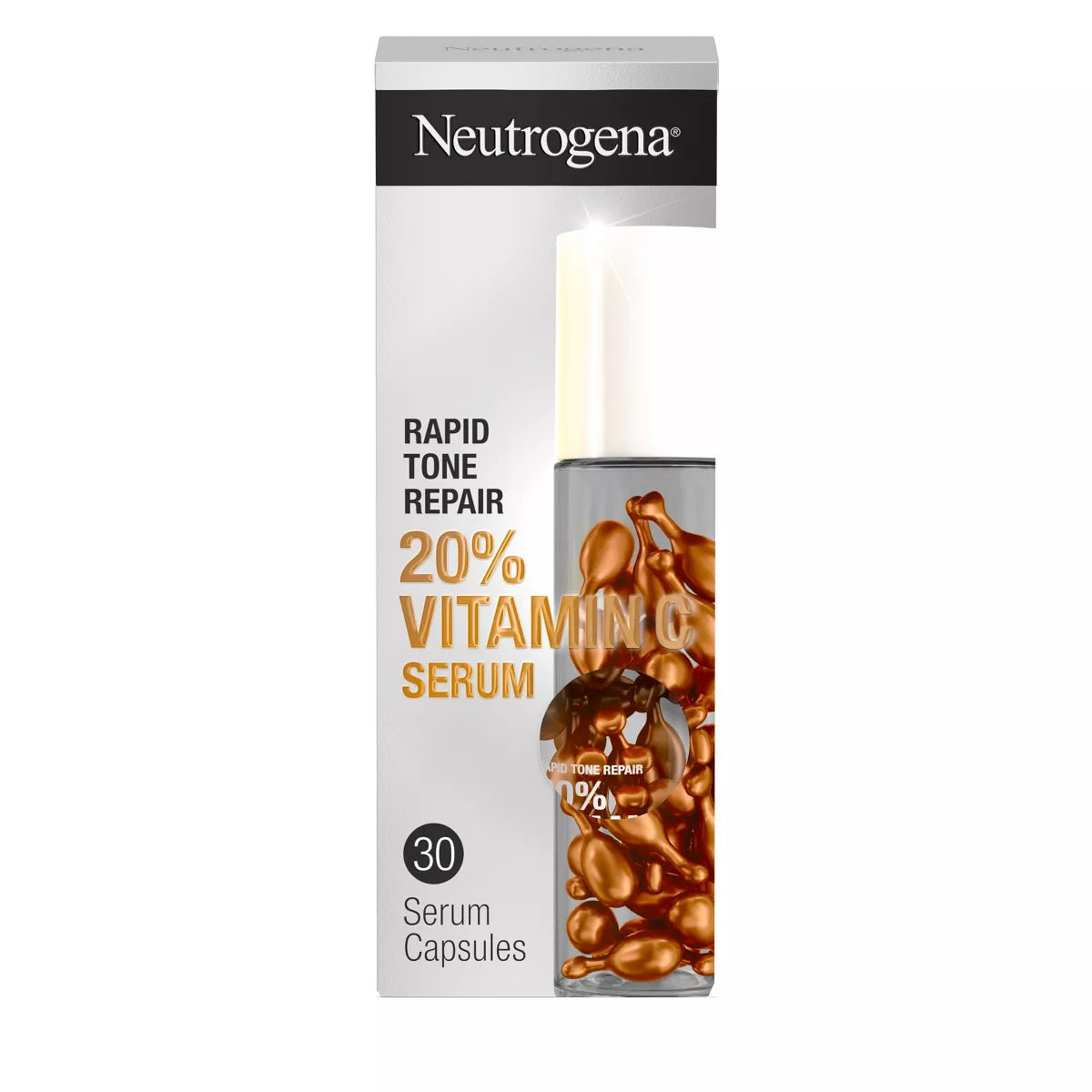 Neutrogena Rapid Tone Repair with Vitamin C Serum Capsules - 30ct/4pk