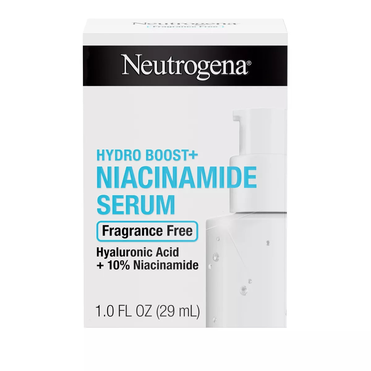 Neutrogena Hydro Boost with Hyaluronic Acid Niacinamide Serum Fragrance Free - 1oz/3pk