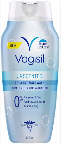 Vagisil Wash Unscented - 12oz/3pk