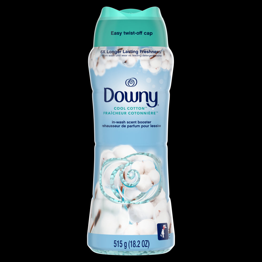 Downy In-Wash Laundry Scent Booster Beads Cool Cotton - 18.2oz/4pk