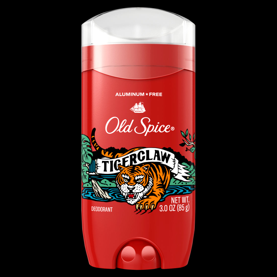 Old Spice Aluminum Free Deodorant for Men TigerClaw 48 Hour Protection - 3.0oz/12pk