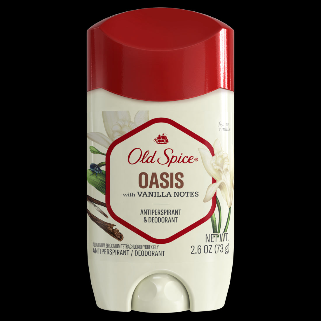 Old Spice Men's Antiperspirant & Deodorant Oasis with Vanilla - 2.26oz/12pk