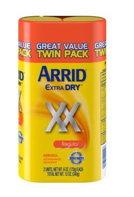 Arrid XX Extra Dry Antiperspirant Deodorant Regular Twin Pack - 2ct/4pk