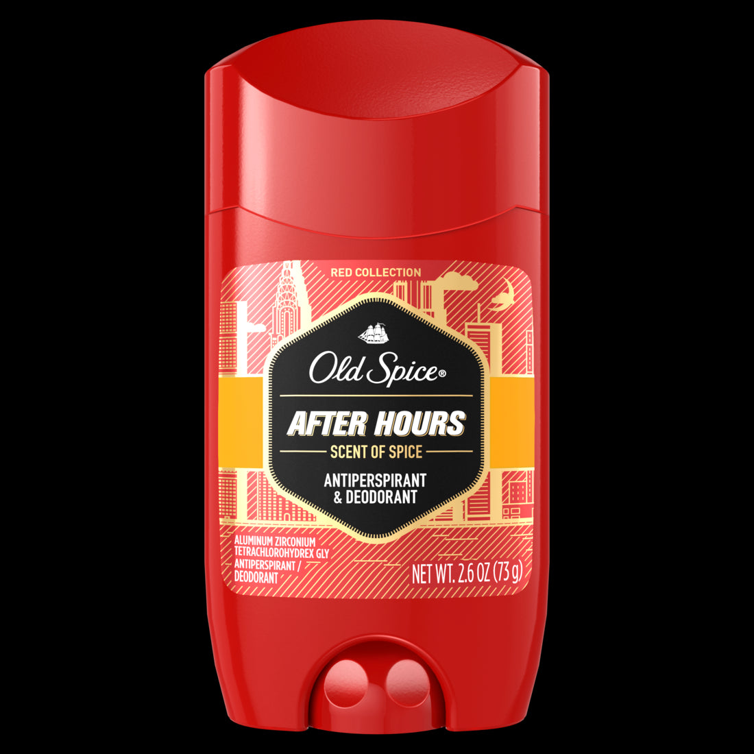 Old Spice Red Collection Anti-Perspirant Deodorant For Men After Hours Scent - 2.5oz/12pk