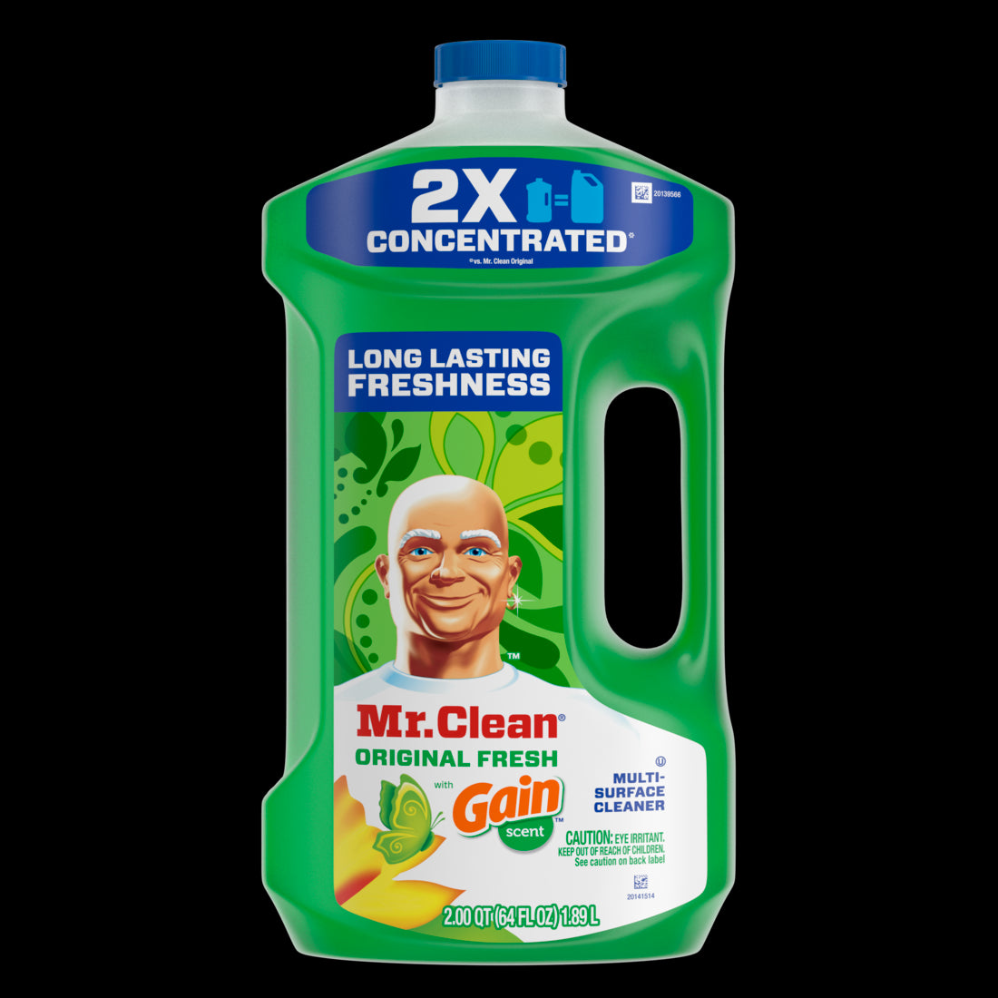 Mr. Clean 2X Concentrated Multi Surface Cleaner with Gain Original Scent - 64oz/4pk
