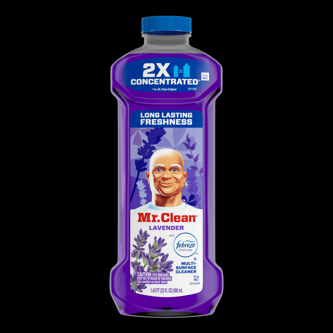 Mr. Clean 2X Concentrated Multi Surface Cleaner with Febreze Lavender Scent - 23oz/9pk