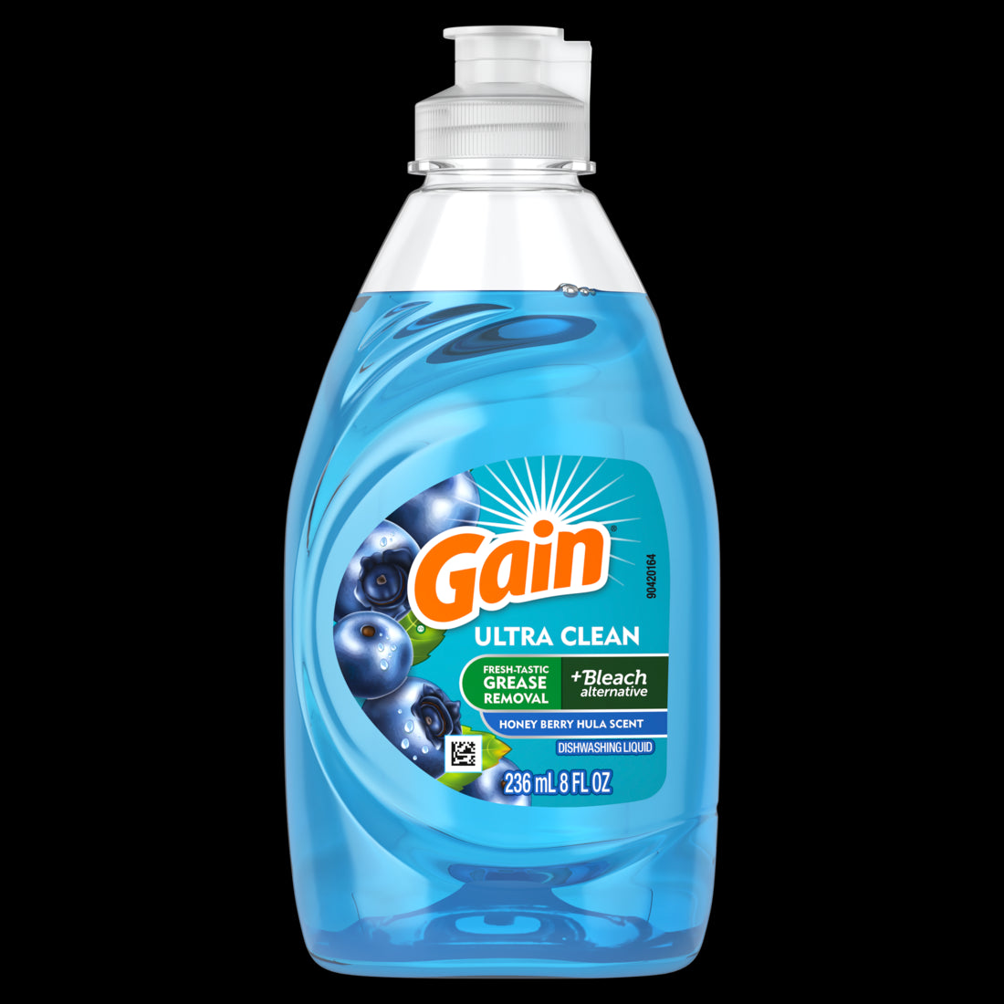 Gain Ultra Dishwashing Liquid Dish Soap Honeyberry Hula Scent - 8oz/12pk