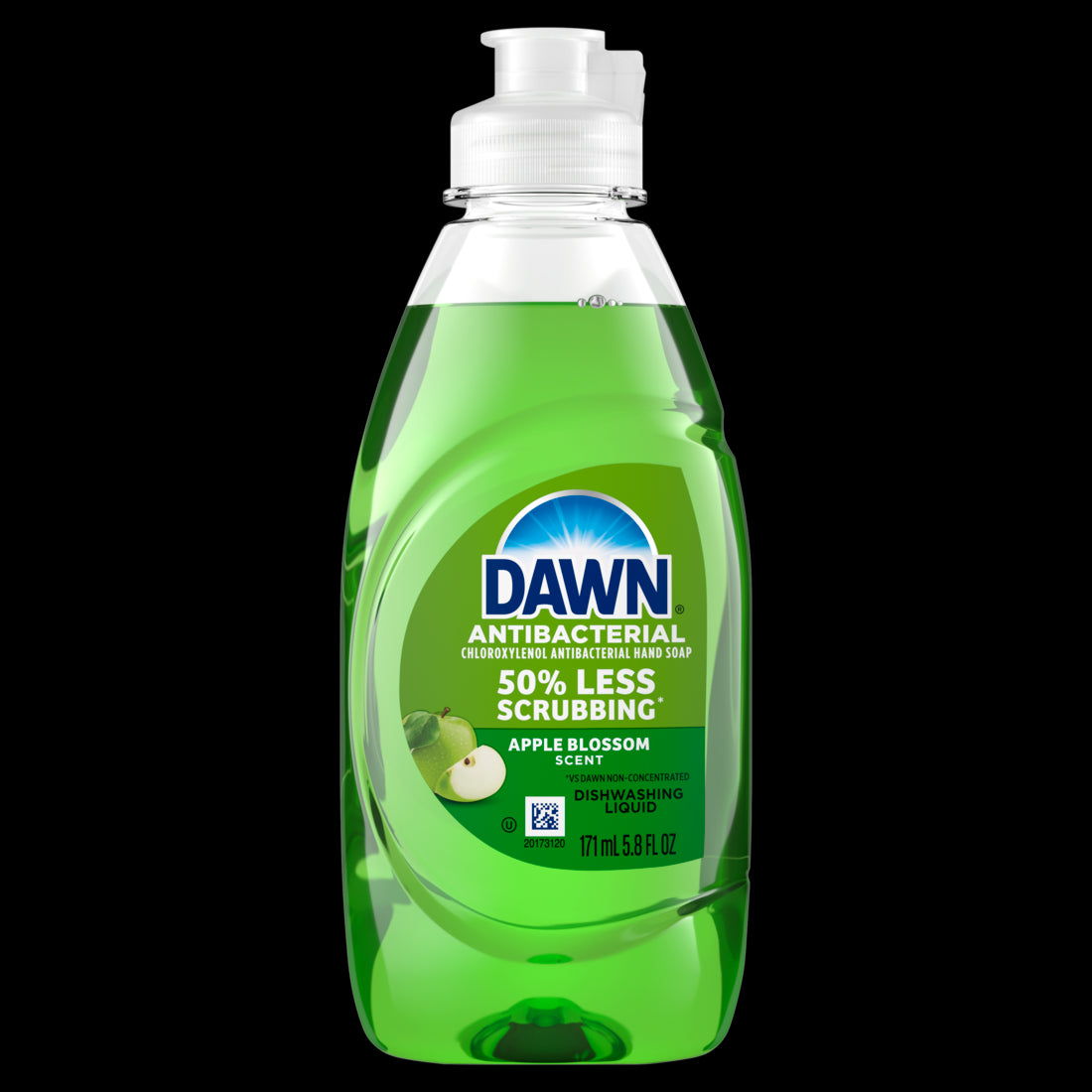 Dawn Ultra Anti-Bacterial Dish Soap Dishwashing Liquid Apple Blossom - 5.8oz/18pk