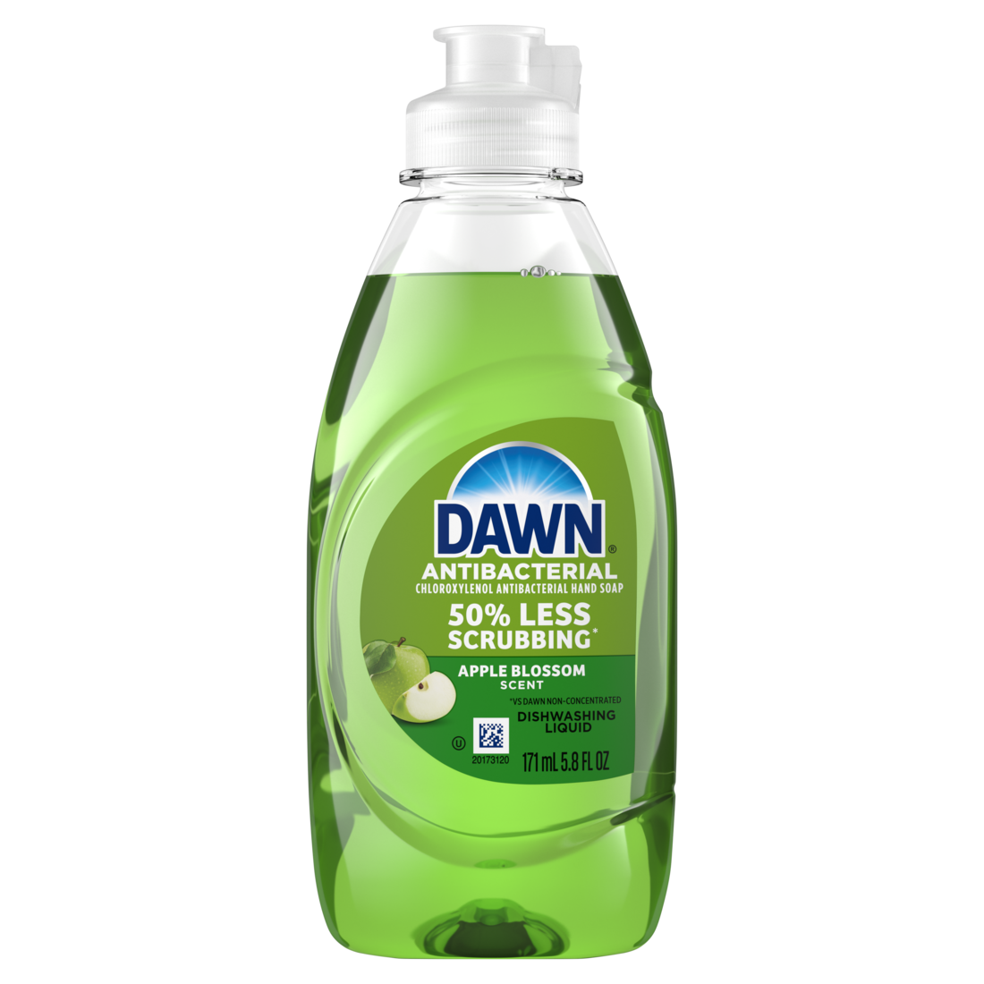 Dawn Ultra Anti-Bacterial Dish Soap Dishwashing Liquid Apple Blossom - 5.8oz/18pk