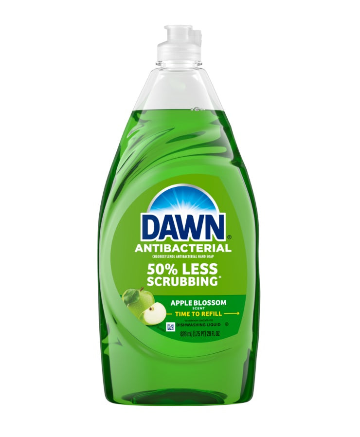 Dawn Ultra Antibacterial Hand and Dish Liquid Soap Apple Blossom Scent - 28oz/8pk