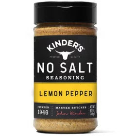 Kinder's No Salt Lemon Pepper Seasoning - 8.7oz/1pk
