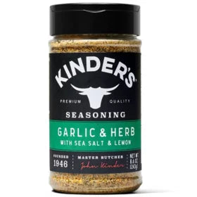 Kinder's Garlic and Herb with Sea Salt and Lemon Seasoning - 8.6oz/1pk
