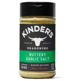 Kinder's Buttery Garlic Salt with Real Butter and Garlic - 10oz/1pk