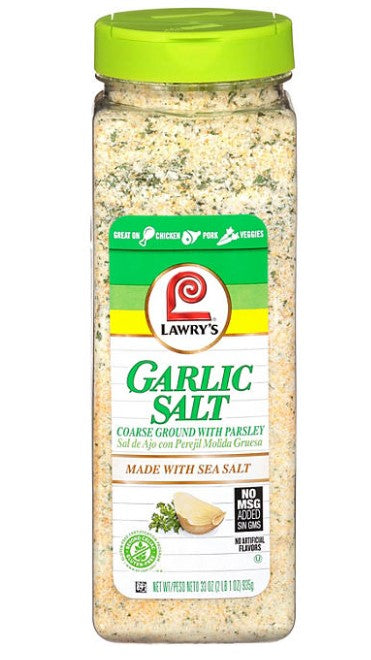 Lawry's Coarse Ground Garlic Salt with Parsley-33oz/1pk