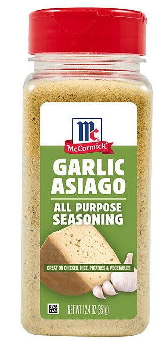 McCormick Garlic Asiago All-Purpose Seasoning Blend-12.4oz/1pk