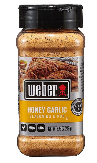 Weber Honey Garlic Seasoning and Rub - 8.75oz/1pk