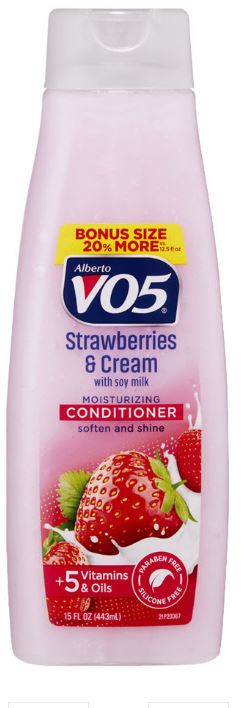 VO5 STRAWBERRIES & CREAM MOISTURIZING CONDITIONER-15oz/6pk