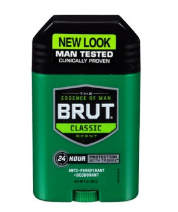 BRUT CLASSIC DEODORANT OVAL-SOLID2.7oz/12pk