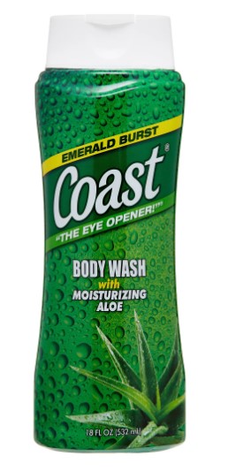 COAST BODY WASH - EMERALD BURST SCENT - 18OZ/6pk