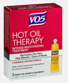 VO5 HOT OIL THERAPY CONDITIONING TREATMENT 2 TUBES - 0.5oz/6pk