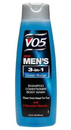 VO5 MEN 3-IN-1 OCEAN SURGE SH/CD/BW-15oz/6pk