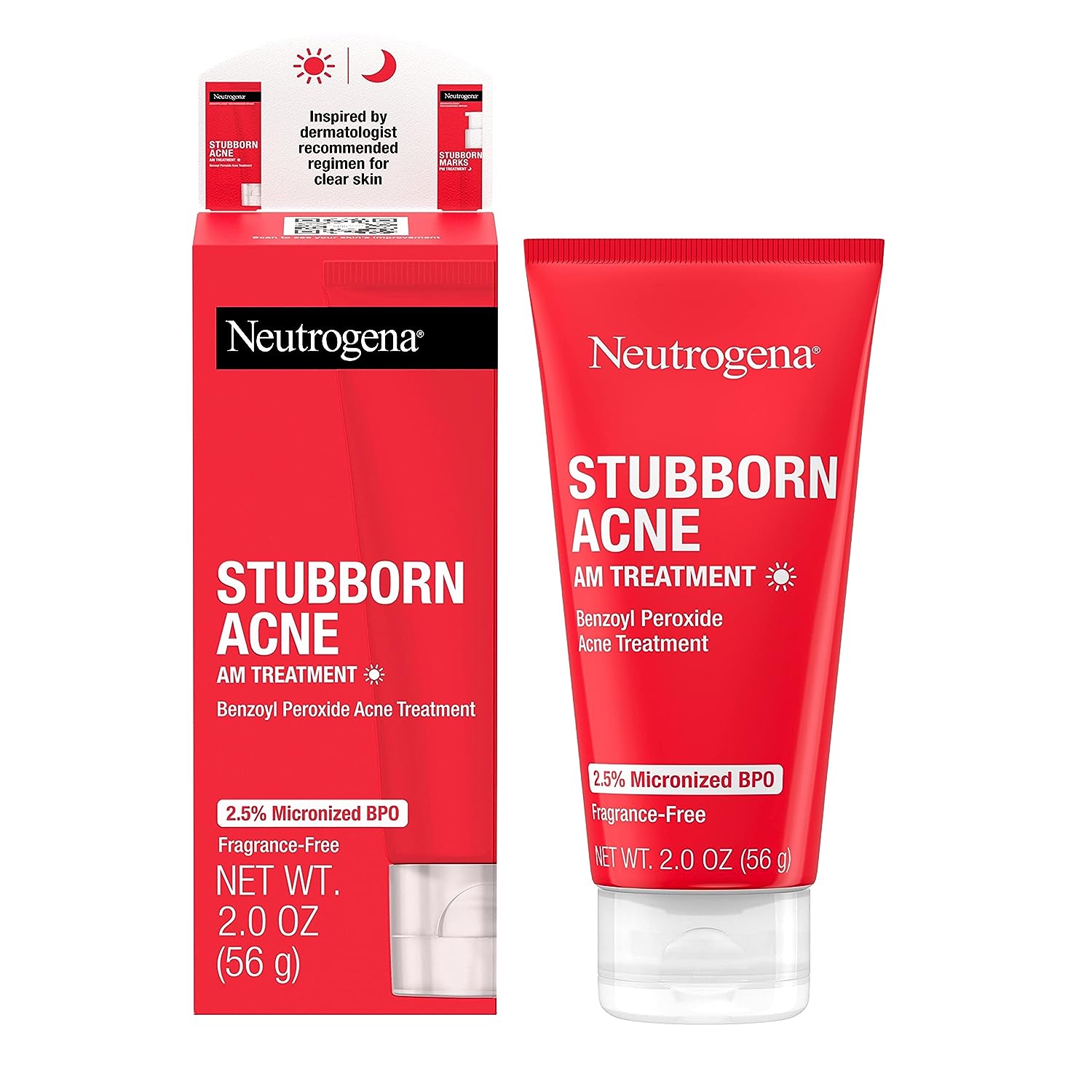 Neutrogena Stubborn Acne Morning Face Treatment - 2oz/12pk