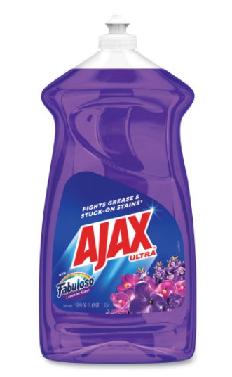 Ajax Dish Detergent Fabuloso Lavender Scent  - 52oz/6pk