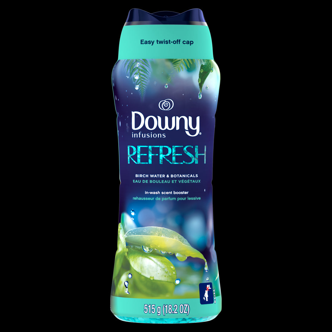 Downy Infusions In-Wash Laundry Scent Booster Beads REFRESH Botanical Florals and Birch Water- 18.2oz/4pk