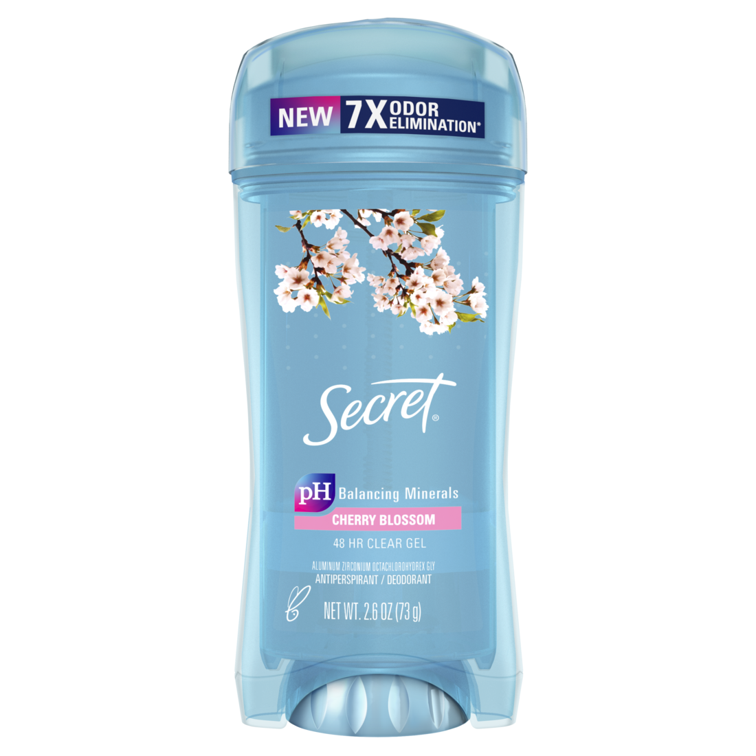 Secret Fresh Clear Gel Deodorant for Women Cherry Blossom - 2.6oz/12pk