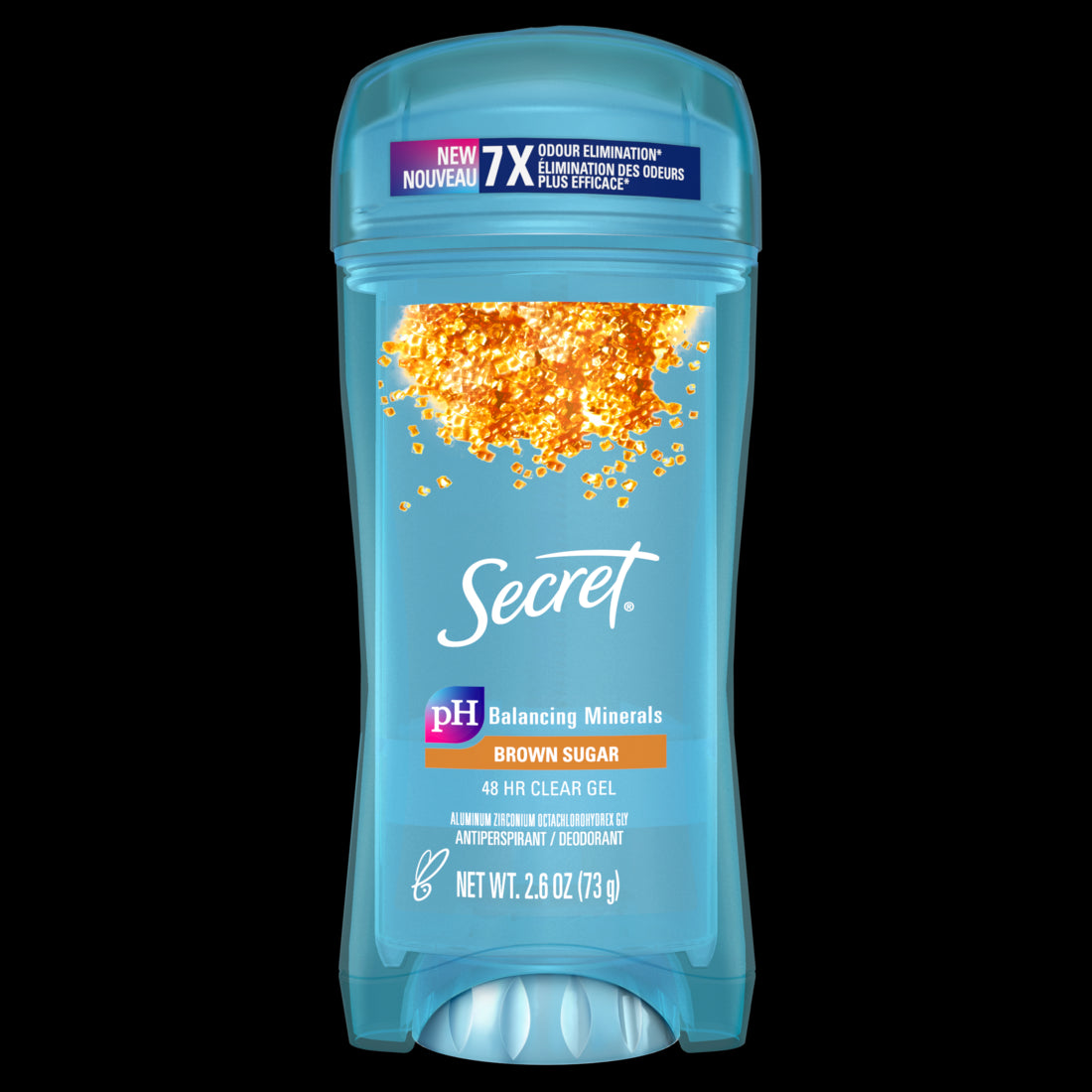 Secret Fresh Clear Gel and Deodorant for Women Brown Sugar - 2.6oz/12pk