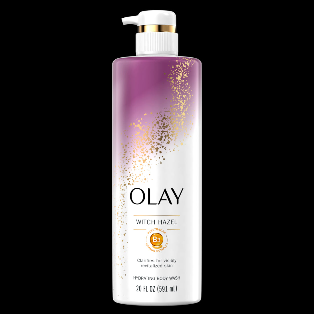 Olay Hydrating Body Wash with Witch Hazel and Vitamin B3 - 20oz/4pk