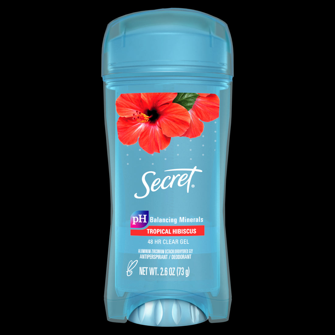 Secret Clear Gel Tropical Hibiscus Antiperspirant and Deodorant for Women - 2.6oz/12pk
