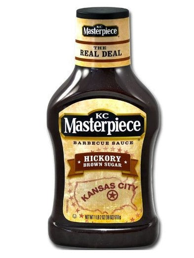 KC Masterpiece BBQ Sauce Hickory Brown Sugar - 6/18oz