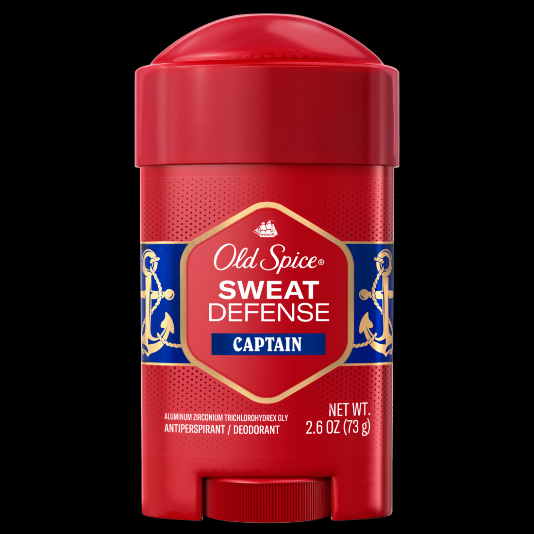 Old Spice Men's Antiperspirant & Deodorant Sweat Defense Captain - 2.6oz/12pk