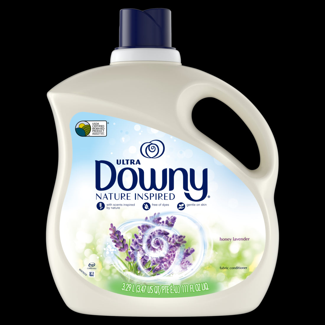 Downy Nature Blends Liquid Fabric Conditioner Honey Lavender - 111oz/4pk