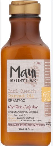 Maui Moisture Curl Quench + Coconut Oil Shampoo -13oz/4pk