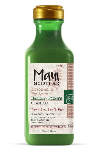 Maui Moisture Thicken & Restore + Bamboo Fibers Shampoo -13oz/4pk