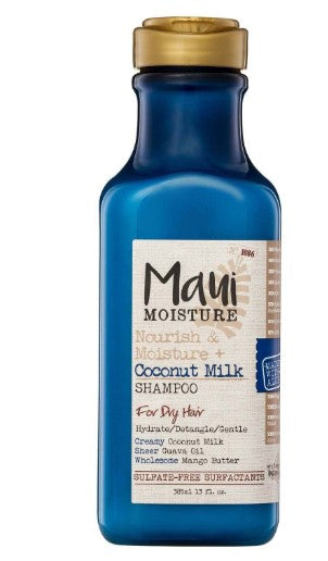 Maui Moisture Nourish & Moisture + Coconut Milk Shampoo for Dry Hair -13oz/4pk