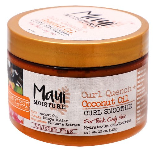 Maui Moisture Curl Quench + Coconut Oil -12oz/6pk