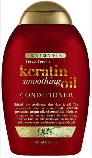 OGX Keratin Oil Strengthening & Smooth Conditioner Extra Strength -13oz/4pk