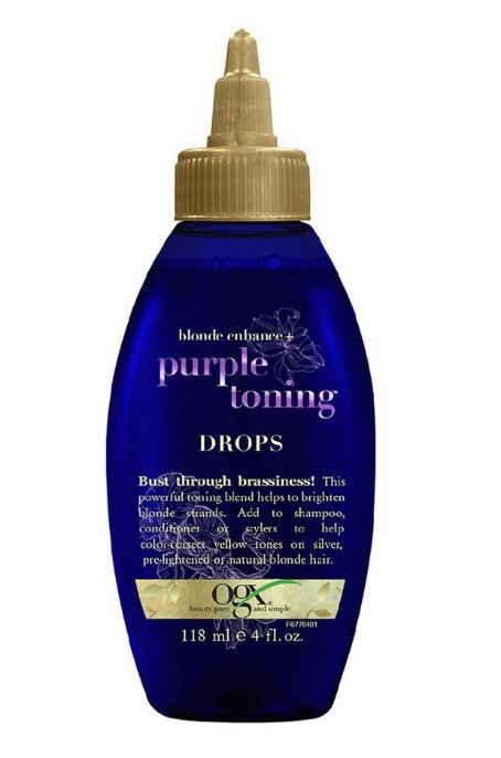 OGX Blonde Enhance Purple Fig & Iris Toning Drops - 4oz/6pk