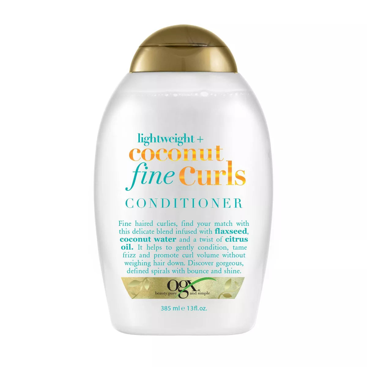 OGX Coconut Fine Curls Conditioner - 13oz/4pk