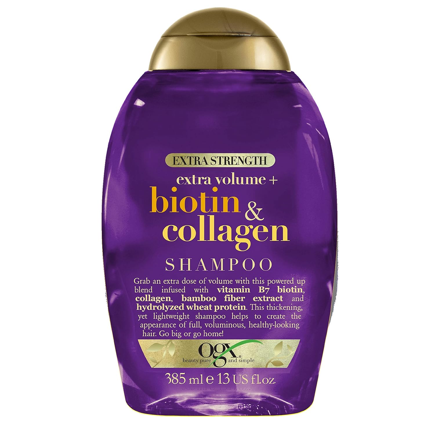 OGX Biotin & Collagen Extra Volume Shampoo Extra Strength - 13oz/4pk