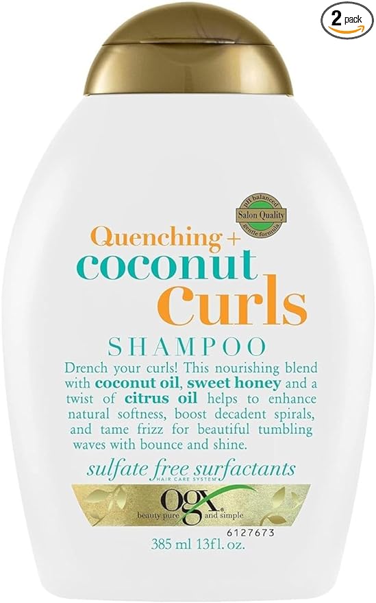 OGX Coconut Curls Quenching Shampoo - 13oz/4pk