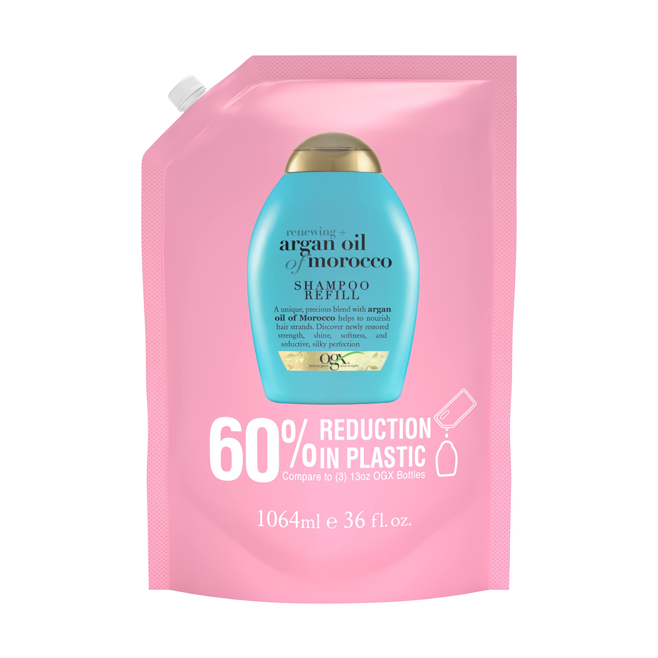 OGX Argan Oil of Morocco Renewing Shampoo Refill - 36oz/3pk