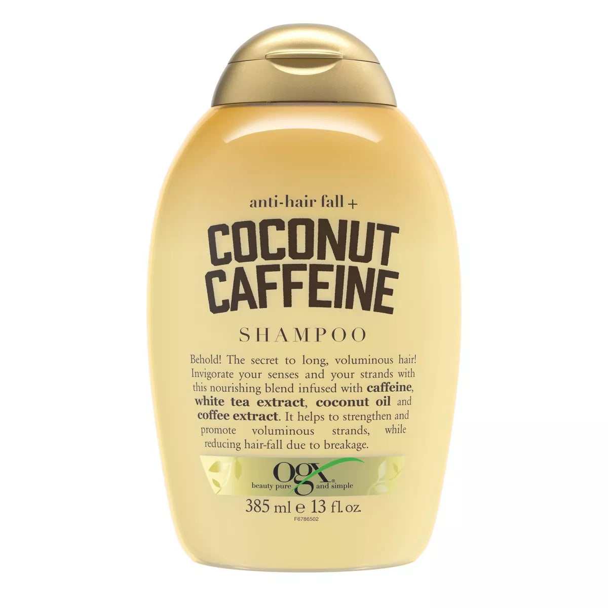 OGX Coconut Caffeine Shampoo - 13oz/4pk